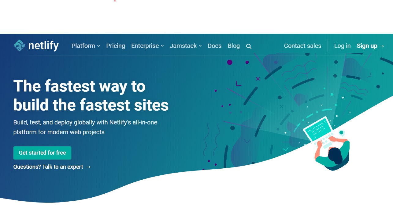 Netlify Homepage